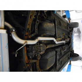 Stainless front silencer removal tube for MITSUBISHI ASX 4x4