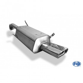 Silencieux arrière inox 1x135x80mm type 53 pour MITSUBISHI CARISMA TYPE DAO