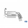 Silencieux arrière inox 2x80mm type 13 pour MITSUBISHI COLT TYPE CAO / CJO