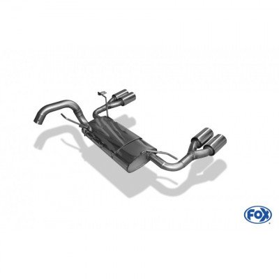 Silencieux Intermédiaire Pour Smart Forfour / Mitsubishi Colt VI 1.1 1.3 - Neuf, Garantie 30 Mois