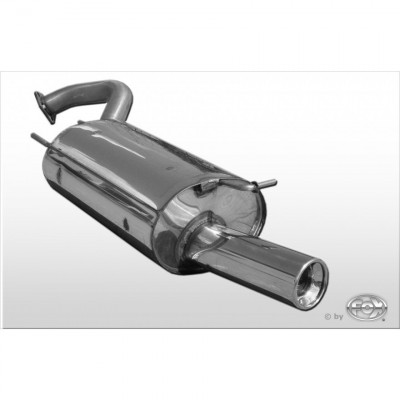 Silencieux arrière inox 1x100mm type 13 pour MITSUBISHI GALANT KOMBI TYPE EA