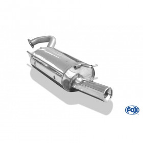 Silencieux arrière inox 1x90mm type 13 pour MITSUBISHI GALANT KOMBI TYPE EA