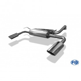 Silent rear duplex stainless steel 1x115x85mm type 32 for MITSUBISHI LANCER TYPE CYO