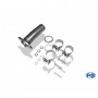 Silencieux arrière duplex inox 1x115x85mm type 32 pour MITSUBISHI LANCER TYPE CYO