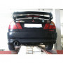 Silent stainless steel 1x100mm type 13 for MITSUBISHI LANCER EVOLUTION VI