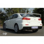 Silent rear duplex stainless steel 1x129x106mm type 32 for MITSUBISHI LANCER EVOLUTION X