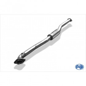 Silent stainless steel front for MITSUBISHI LANCER EVOLUTION X