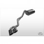 Silent stainless steel rear "Sidepipe" 2x115x85mm type 38 for MITSUBISHI L200 TYPE K60T