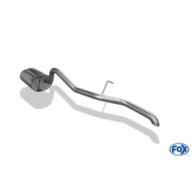 Silencieux arrière inox avec sortie type origine pour MITSUBISHI L200 TYPE K60T