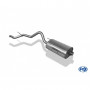 Silencieux arrière inox avec sortie type origine pour MITSUBISHI L200 TYPE K60T