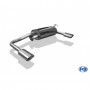 Silencieux arrière duplex inox 1x115x85mm type 33 pour MITSUBISHI OUTLANDER I 4WD TYPE CU
