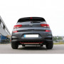 Silent rear duplex stainless steel with valves 1x129x106mm type 44 (shiny black) for HYUNDAI I30 N PERFORMANCE