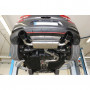 Silencieux arrière duplex inox avec valves 1x129x106mm type 44 (noir brillant) pour HYUNDAI I30 N PERFORMANCE