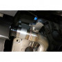 Silencieux arrière duplex inox avec valves 1x129x106mm type 44 (noir brillant) pour HYUNDAI I30 N PERFORMANCE