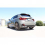Silencieux arrière inox 2x76mm type 25 pour AUDI A1 40 TFSI