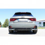 Silent stainless steel rear 2x76mm type 25 for AUDI A1 40 TFSI