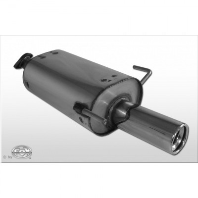 Silencieux arrière inox 1x80mm type 13 pour NISSAN ALMERA TYPE N15 HAYON