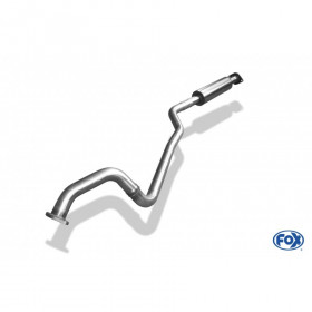 Silencieux avant inox pour NISSAN ALMERA TYPE N16 HAYON