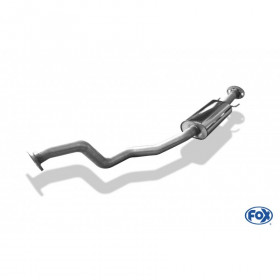 Silent stainless steel front for NISSAN JUKE TYPE F15 4x2