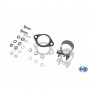 Silencieux arrière duplex inox 1x115x85mm type 32 pour NISSAN JUKE TYPE F15 4x4