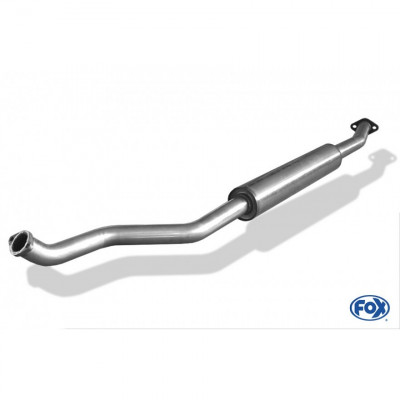 Silencieux avant inox pour NISSAN MICRA TYPE K12 (U1)