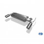 Silent rear duplex stainless steel 1x100mm type 17 for NISSAN MURANO TYPE Z50