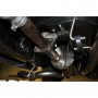 Silent rear duplex stainless steel sidepipe 2x90mm type 16 for NISSAN NAVARA D40