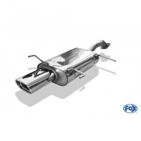 Silencieux arrière inox 1x135x80mm type 53 pour NISSAN PRIMERA TYPE P10