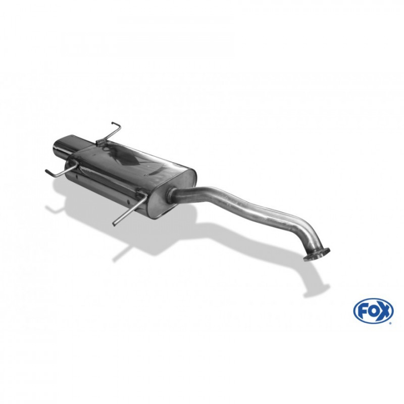 Ligne D'échappement Complète Pour Nissan Primera P11 2.0 TD (2000-2002) - Kit Silencieux Avant + Arrière - Acier Aluminié - Homologation E