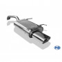 Silencieux arrière inox 1x135x80mm type 53 pour NISSAN PRIMERA TYPE P10