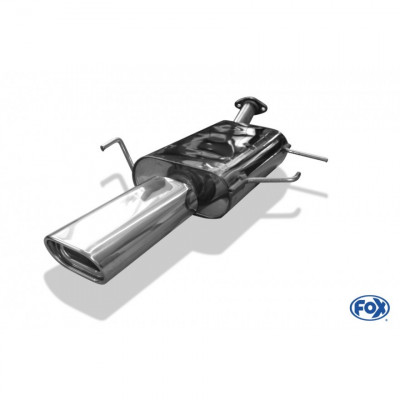 Silent stainless steel rear 1x135x80mm type 53 for NISSAN PRIMERA KOMBI TYPE P11