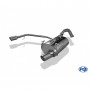 Silencieux arrière duplex inox 1x90mm type 16 pour NISSAN PRIMERA BERLINE TYPE P12