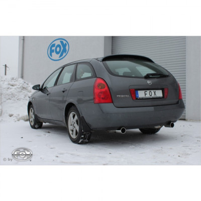 Silent rear duplex stainless steel 1x90mm type 12 for NISSAN PRIMERA TRAVELLER TYPE P12