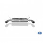 Silent rear duplex stainless steel 1x100mm type 13 for NISSAN QASHQAI TYPE J10