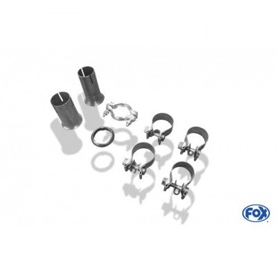 Ligne D'échappement Complète Pour Nissan Qashqai (J10) 1.6 - 2 Silencieux - Kit Montage - Garantie 30 Mois