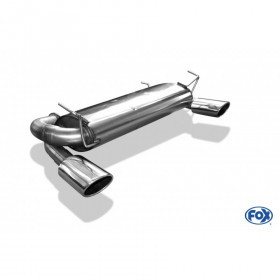 Silencieux arrière duplex inox 1x115x85mm type 32 pour NISSAN 350Z