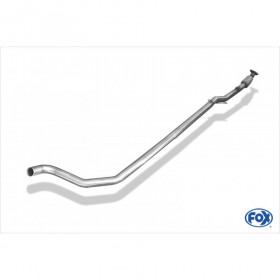 Tube de suppression de silencieux avant inox pour OPEL ADAM