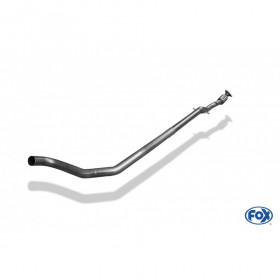 Stainless front silencer removal tube for OPEL ADAM S