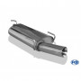 Silent stainless steel 1x80mm type 24 for OPEL ASTRA F CC (with 3 suspension points)
