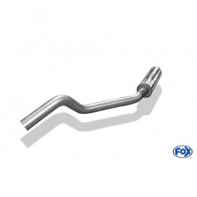 Silent stainless steel front for OPEL ASTRA F CC