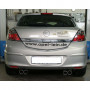 Silent rear duplex stainless steel 2x76mm type 13 for OPEL ASTRA H / ASTRA H GTC