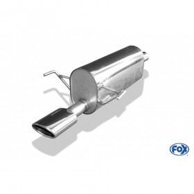 Silent stainless steel rear 1x115x85mm type 32 for OPEL ASTRA H / ASTRA H GTC TURBO