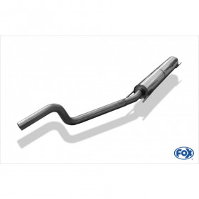 Silent stainless steel front for OPEL ASTRA H / ASTRA H GTC TURBO