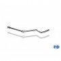 Stainless front silencer removal tube for OPEL ASTRA H CARAVAN