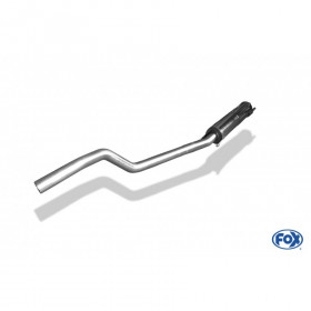 Silencieux avant inox pour OPEL ASTRA H CARAVAN TURBO