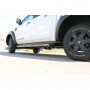 Silencieux arrière duplex inox 2x115x85mm type 38 (sidepipe) pour FORD RANGER MK6 WILDTRAK