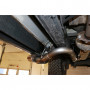 Silent rear duplex stainless steel 2x115x85mm type 38 (sidepipe) for FORD RANGER MK6 WILDTRAK