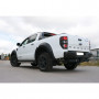 Silent stainless steel rear 2x115x85mm type 28 (sidepipe) for FORD RANGER MK6 DOUBLE CABINE / WILDTRAK