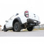 Silent stainless steel rear 2x115x85mm type 28 (sidepipe) for FORD RANGER MK6 DOUBLE CABINE / WILDTRAK