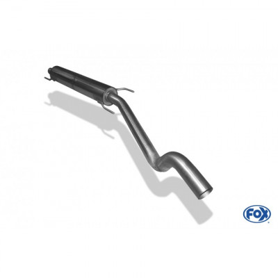 Silencieux avant inox pour OPEL ASTRA G CC (Ø63.5mm)